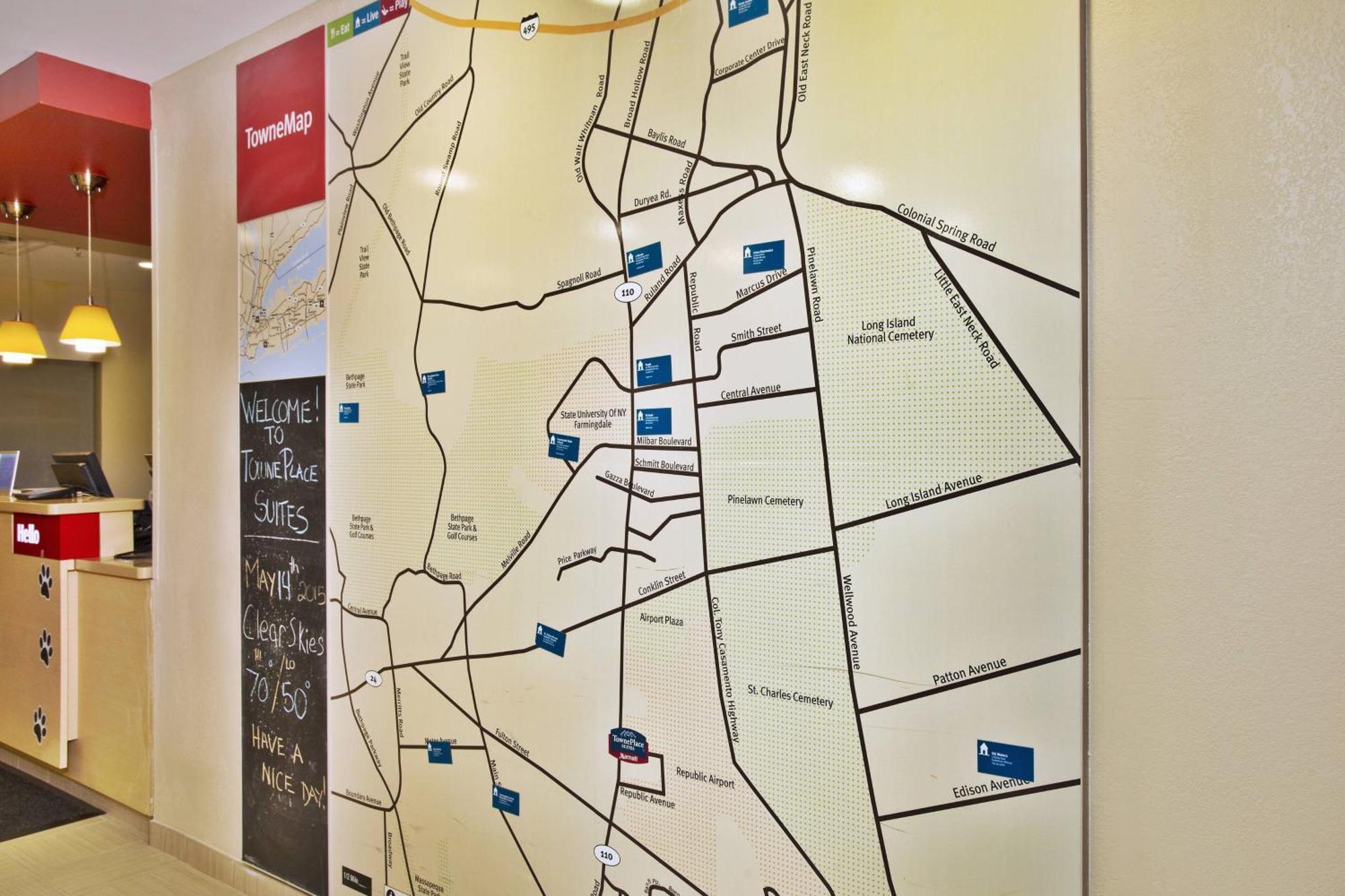 Towneplace Suites Republic Airport Long Island Farmingdale Eksteriør bilde